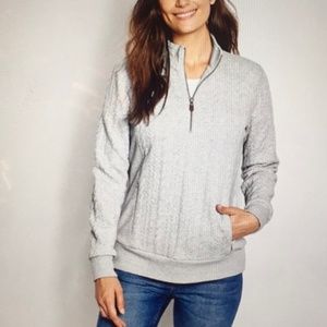 Orvis Knitted Grey Sweatshirt